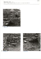 Glanum - Monument LII (pl. 5) - Pièce a : angle sud-ouest et blocs 93 et 94 (1) ; mur sud, face nord (2)