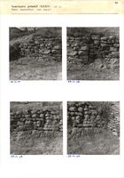 Glanum - Sanctuaire primitif (XXXV) - (pl. 2) - Partie intermédiaire ; mur ouest-b