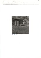 Glanum - Sanctuaire primitif (XXXV) - (pl. 3) - Partie inférieure ; mur ouest-d, face ouest, et blocs 129 à 133
