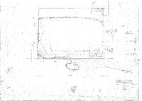 Pile funéraire (Ordan-Larroque, Gers) - Minute de terrain du plan pierre à pierre à l'échelle 1/20e