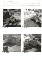 Glanum - Monument XXXVIII (pl.4) - Pièce d : angle nord-ouest (1) ; angle nord-est (2) ; angle sud-ouest, et blocs 120 à 122 (3) ; angle sud-est, et bloc 118 (4)