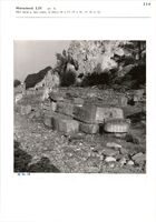 Glanum - Monument LIV (pl. 9) - Mur ouest-a, face ouest, et blocs 54 à 57, 63 à 68, 72, 81 et 82.