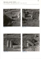 Glanum - Sanctuaire primitif (XXXV) - (pl. 3) - Partie inférieure ; mur ouest-d, face ouest, et blocs 126 à 133