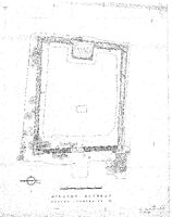 Pile de Betbèze (Mirande, Gers) - Plan pierre à pierre à l'échelle 1/30e de l'enclos Funéraire 2