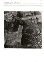 Glanum - Monument LVI et LIX (pl. 5 et 6) - Monument LVI, pièce b, blocs 86 à 90 (pl. 5) ; monument LIX (pl. 6), pièces b et c, vues du sud et bloc 84.
