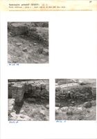 Glanum - Sanctuaire primitif (XXXV) - (pl. 3) - Partie inférieure ; pièce c : angle sud-ouest et mur sud, face nord