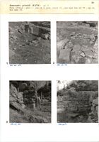 Glanum - Sanctuaire primitif (XXXV) - (pl. 3) - Partie inférieure ; pièce c : murs de la partie centrale (1) ; mur nord, face sud (2) ; mur est, face ouest (3)