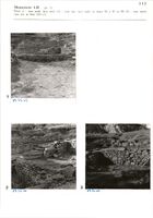 Glanum - Monument LII (pl. 5) - Pièce d : mur nord, face nord (1) ; mur sud, face nord, et blocs 93 à 97 et 99 (2) ; mur ouest, face est, et bloc 100 (3)