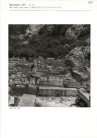 Glanum - Monument LIV (pl. 9) - Mur ouest-a, face ouest, et blocs 54 à 57, 63, 64, 66, 81 et 82.