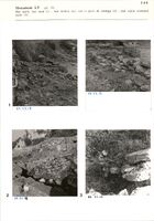 Glanum - Monument LV (pl. 10) - Mur sud-b, face nord (1) ; mur nord-d, face sud et paroi du sondage (2) ; mur sud-d, extrémité ouest (3)