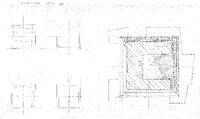 Pile funéraire de La Tourraque (Labarthe-Rivière, Haute-Garonne) - Plan pierre à pierre à l'échelle 1/20e