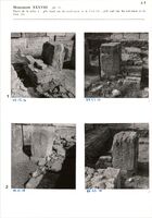 Glanum - Monument XXXVIII (pl.4) - Foyer de la pièce c : pile nord vue du nord-ouest et de l'est (1) ; pile sud vue du sud-ouest et de l'est (2)