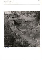 Glanum - Monument LIX (pl. 6) - Pièce b, vue du sud-ouest, et bloc 84