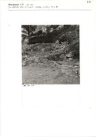 Glanum - Monument LV (pl. 10) - Vue générale prise de l'ouest ; sondage, et blocs 79 et 80