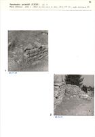 Glanum - Sanctuaire primitif (XXXV) - (pl. 3) - Partie inférieure ; pièce c : détail du mur ouest, et blocs 135 à 137 (1) ; angle nord-ouest (2)