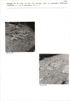 Glanum - Dallage de la voie, en face du passage entre le sanctuaire d'Hercule (XXXVII) (pl.7) et le monument LI (pl.8)